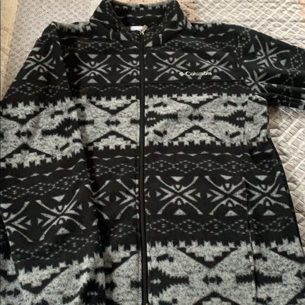 Columbia fleece zip up jacket